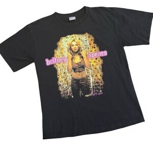 Britney Spears Vintage 2000 Oops I Did It Again Tour Concert T Shirt L Pop Y2K
